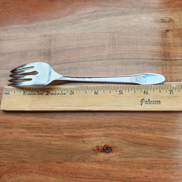 2) 1837 Rogers First Love Salad Fork 7” International Slverplate art deco - Picture 9 of 9